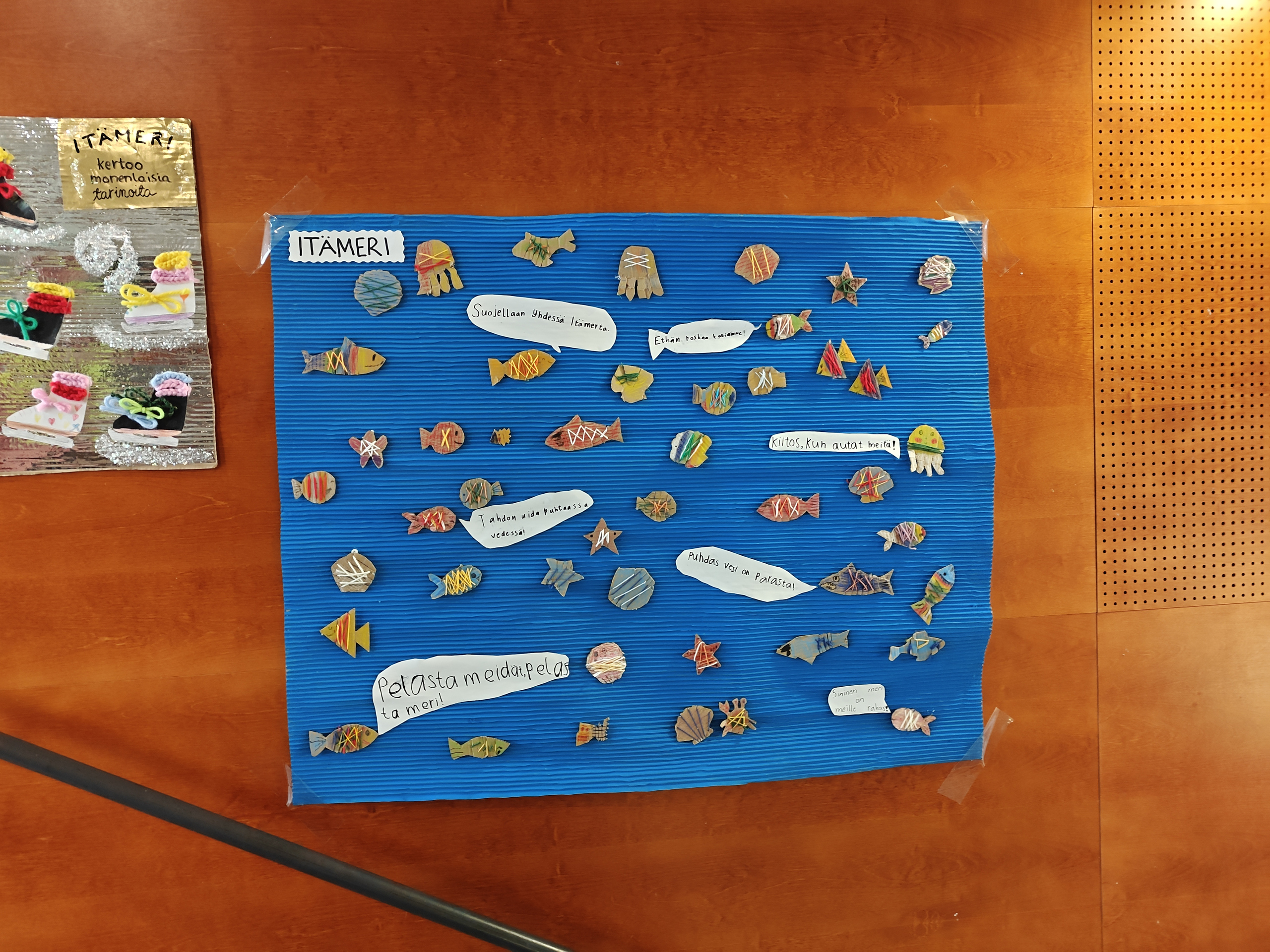 Juliste, jossa kehotetaan olemaan roskaamatta.