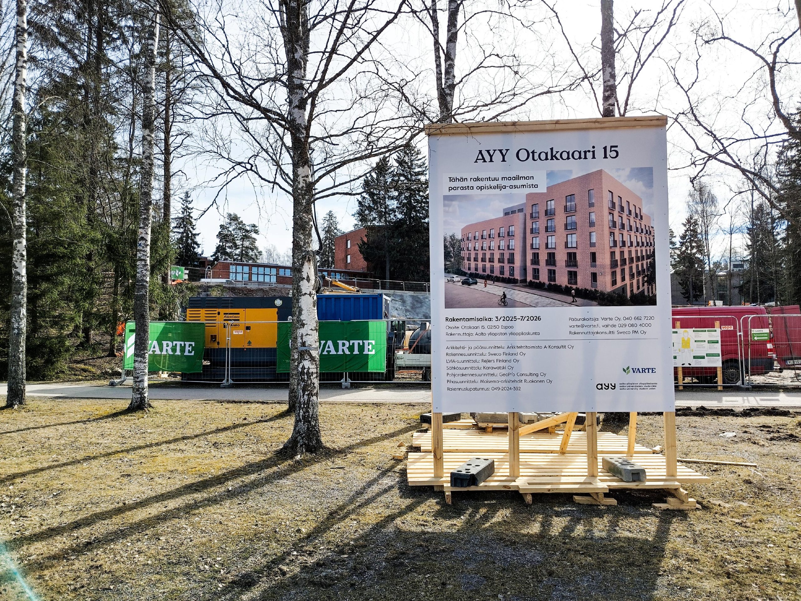 Otakaari 15:n opiskelija-asuntoihin valittiin pysyvää taidetta
